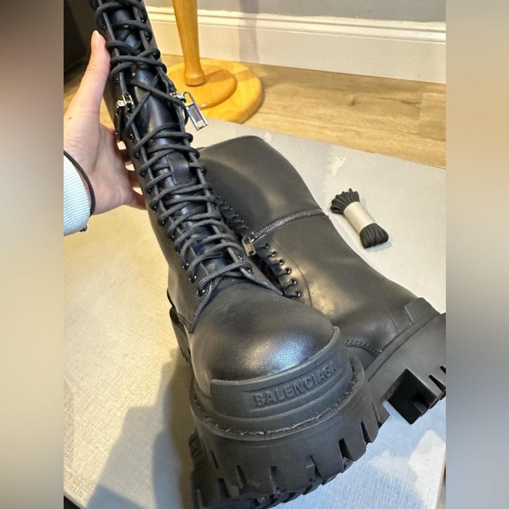 Authentic! Balenciaga Master Thigh-High Boots 20mm - Picture 5 of 8